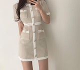 Sanya bodycon Knitted Mini Dress