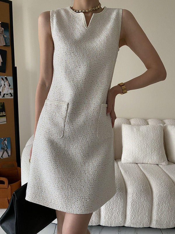 Tanni Tweed Statement Dress - Alamode By Akanksha