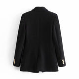 Malota Statement Tweed Blazer in Black - Alamode By Akanksha