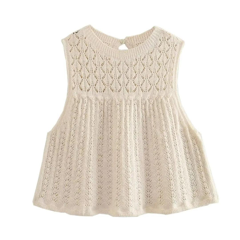 Vida Eyelet coord set - Alamode By Akanksha