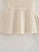 Vida Eyelet coord set - Alamode By Akanksha