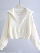 Jennifer Cropped Sweaters - Alamode By Akanksha