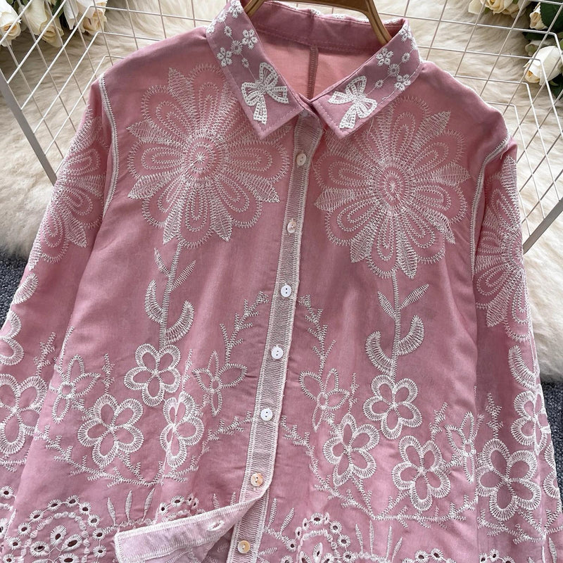 Cevia Premium Embroidered Cotton Shirt