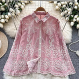 Cevia Premium Embroidered Cotton Shirt