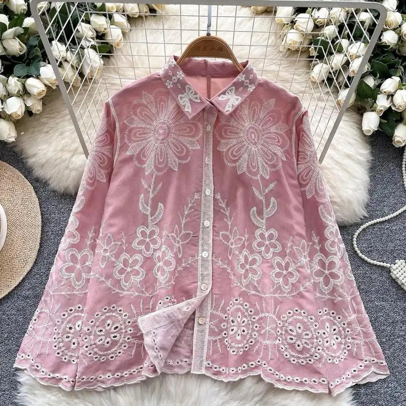 Cevia Premium Embroidered Cotton Shirt