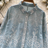 Cevia Premium Embroidered Cotton Shirt