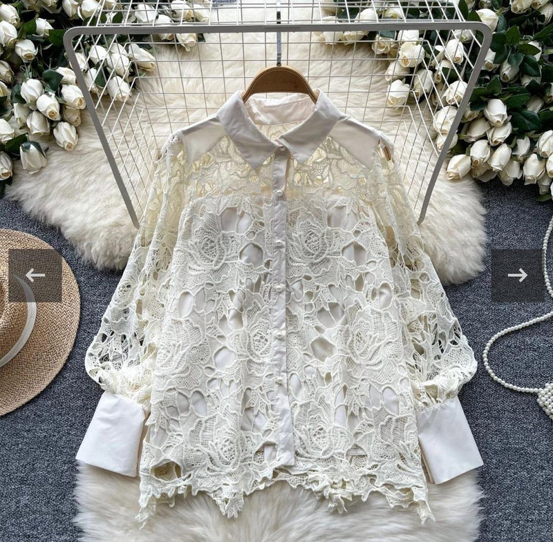 Pilbury Luxury Lace Blouse