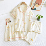 Perry Cotton Nightsuit-Set Of 3
