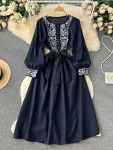 Lyra Statement Belted Dress