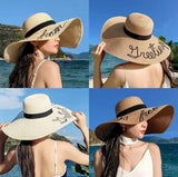 Greeting From Straw Hat-Brown