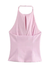 Hilton Statement Vest Knot Top