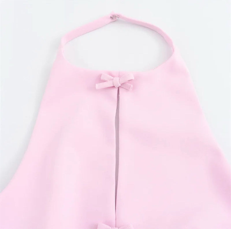 Hilton Statement Vest Knot Top