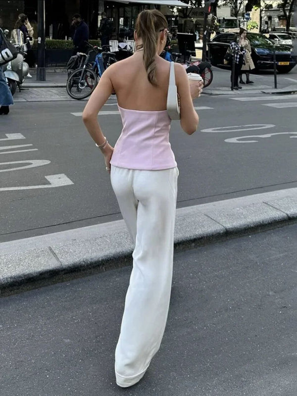 Hilton Statement Vest Knot Top