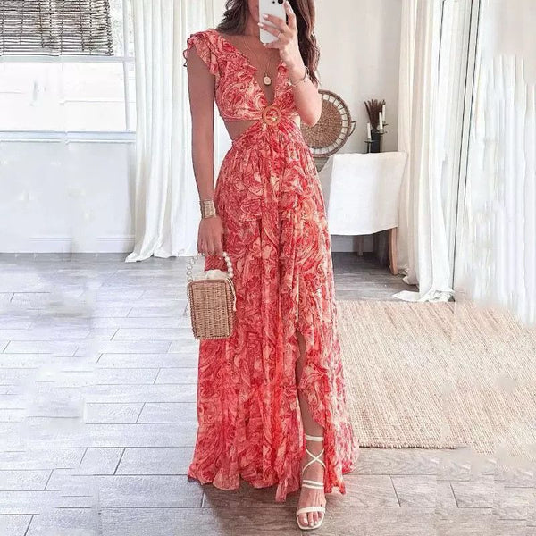 Anni Floral Summer Maxi Dress