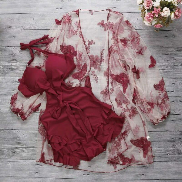 Sinner 3 piece Swimsuit - Alamode By Akanksha