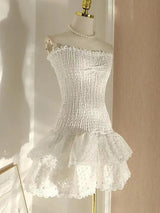 Sorrento Luxe Summer Dress in White - Alamode By Akanksha