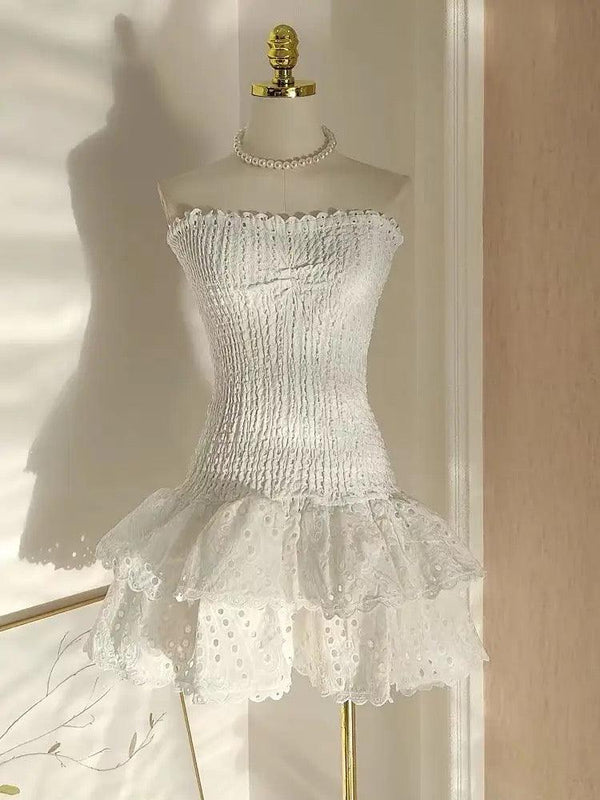 Sorrento Luxe Summer Dress in White - Alamode By Akanksha