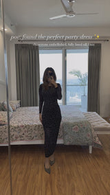 Gigi Embellished Evening Maxi Dress