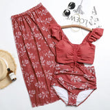 Mykonos 3 Piece Swimsuit - Alamode By Akanksha