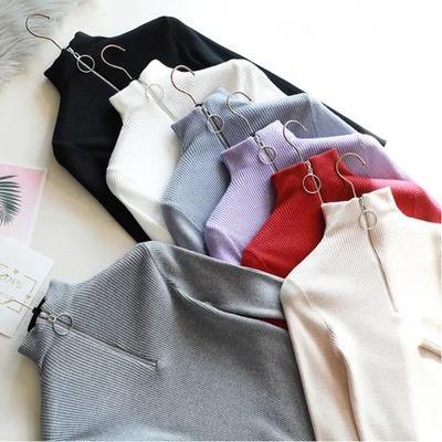 Zipper Up Turtleneck - Alamode By Akanksha