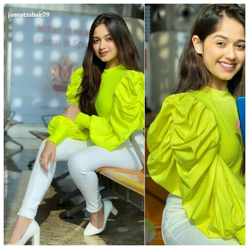 Puffed Sleeve Bradshaw Blouses - Alamode By Akanksha