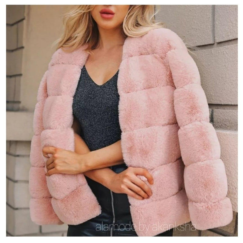 Women's Faux Fur Coat, Women's Clearance