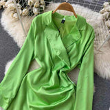 Elora Silk Dress - Alamode By Akanksha