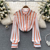 Estelle Striped Shirt - Alamode By Akanksha