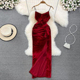 Kenzie Velvet Dress - Alamode By Akanksha
