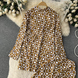 Hale Abstract Print Coord Set - Alamode By Akanksha