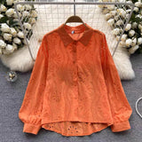 Hebby Cotton Eyelet Shirt  - Alamode By Akanksha