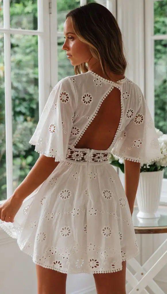 Eyelet dress shop