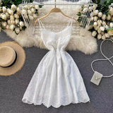 Harry Eyelet Dress - Alamode By Akanksha