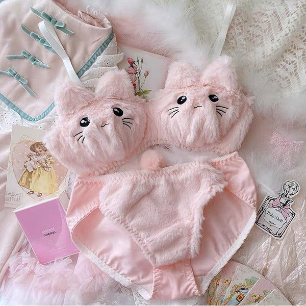 Cute Kitty Lingerie Set - Alamode By Akanksha