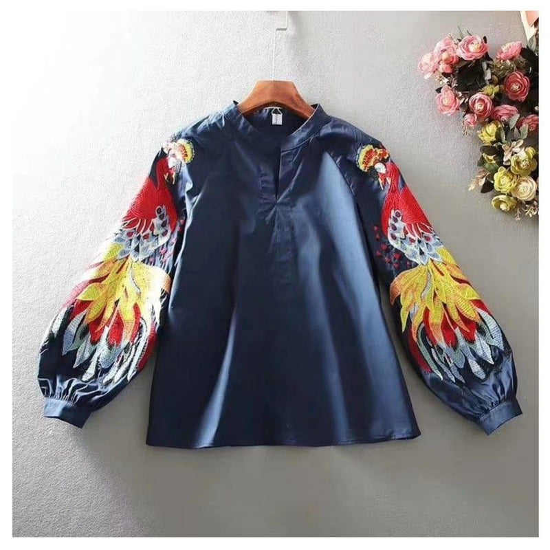 Luxury Renedy Embroidered Blouses - Alamode By Akanksha