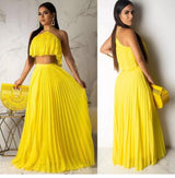 Mykonos Pleated Coord Sets - Alamode By Akanksha