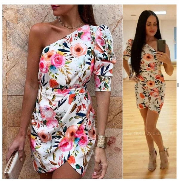 Crenza Floral Dress - Alamode By Akanksha