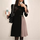 Parisian Two Tone Dress - Alamode By Akanksha