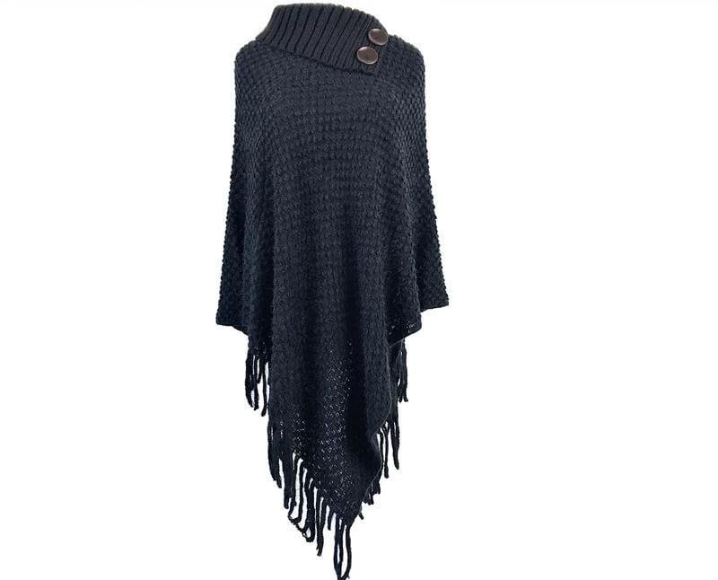 Pegmove Tasseled Cape Sweaters - Alamode By Akanksha