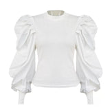 Puffed Sleeve Bradshaw Blouses - Alamode By Akanksha