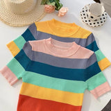 Ribbed Rainbow Tops - Alamode By Akanksha