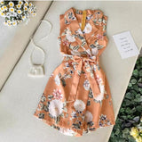 Ronita Floral Rompers - Alamode By Akanksha