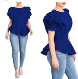 Rose Petal Sleeve Blouses - Alamode By Akanksha