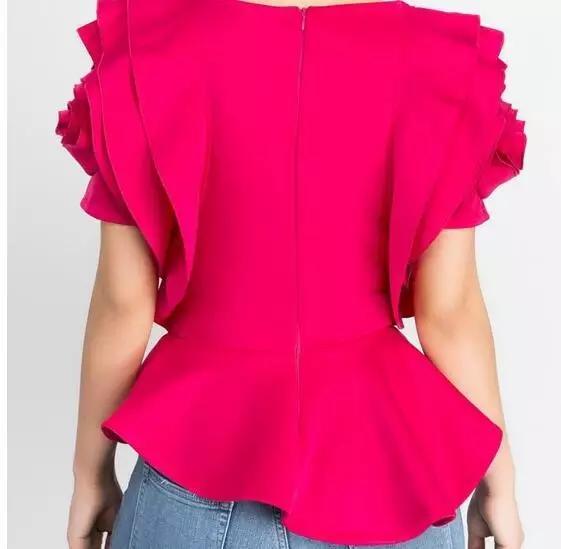 Rose Petal Sleeve Blouses - Alamode By Akanksha