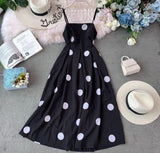 Sesta Polka Midi Dress - Alamode By Akanksha