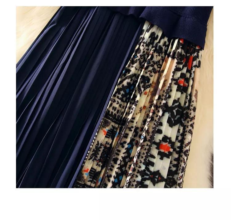Tenker Bell Pleated Dress With Belt - Alamode By Akanksha