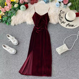 Velvet Vintage Dress - Alamode By Akanksha
