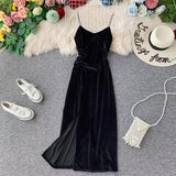 Velvet Vintage Dress - Alamode By Akanksha