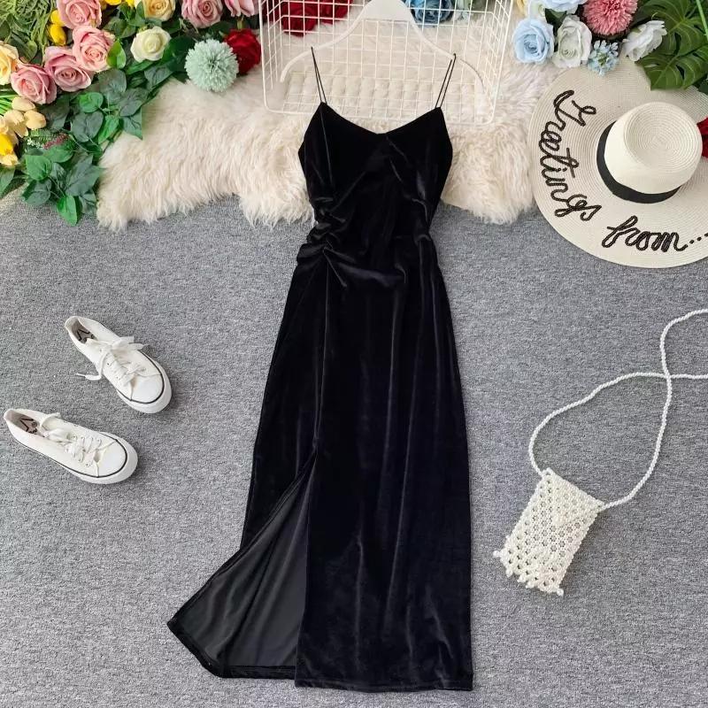 Velvet Vintage Dress - Alamode By Akanksha