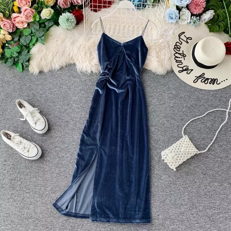 Velvet Vintage Dress - Alamode By Akanksha